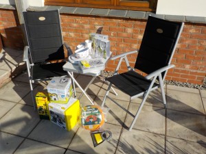 chair & accessory pack for camping